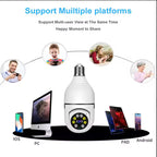 Indoor 1080P WIFI Intelligent Remote Control APP Camera De Surveillence Viewing PTZ Light Bulb Home Security Camera De Segurana