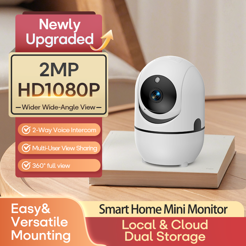 1080P Security IP Camera Baby Monitor Indoor Wireless 360 Degree Wireless Wifi Network Camera Night Vision Home Baby Camera