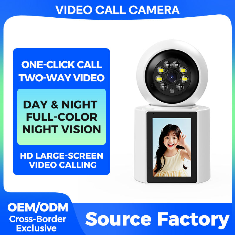 1080P WIFI Wireless Surveillance De Camera Indoor Home PTZ IP Dome Night Vision Security Baby Monitor Camera with Screen