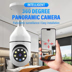 Indoor 1080P WIFI Intelligent Remote Control APP Camera De Surveillence Viewing PTZ Light Bulb Home Security Camera De Segurana