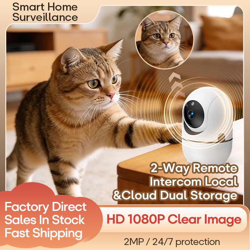 1080P Security IP Camera Baby Monitor Indoor Wireless 360 Degree Wireless Wifi Network Camera Night Vision Home Baby Camera