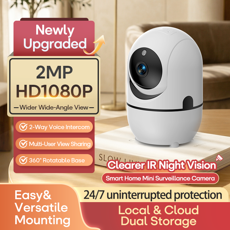 1080P Security IP Camera Baby Monitor Indoor Wireless 360 Degree Wireless Wifi Network Camera Night Vision Home Baby Camera