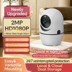 1080P Security IP Camera Baby Monitor Indoor Wireless 360 Degree Wireless Wifi Network Camera Night Vision Home Baby Camera