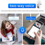 Indoor 1080P WIFI Intelligent Remote Control APP Camera De Surveillence Viewing PTZ Light Bulb Home Security Camera De Segurana