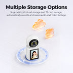 1080P WIFI Wireless Surveillance De Camera Indoor Home PTZ IP Dome Night Vision Security Baby Monitor Camera with Screen