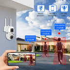 High Quality 1080P Night Vision Wifi Home Security Camera De Surveillence HD Wireless Ptz Dual Lens Camera Manufacturer